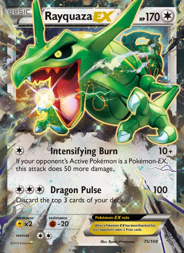 Image of the card Rayquaza EX