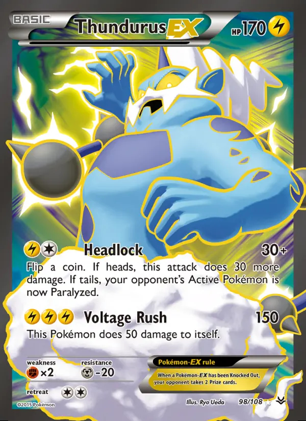 Image of the card Thundurus EX