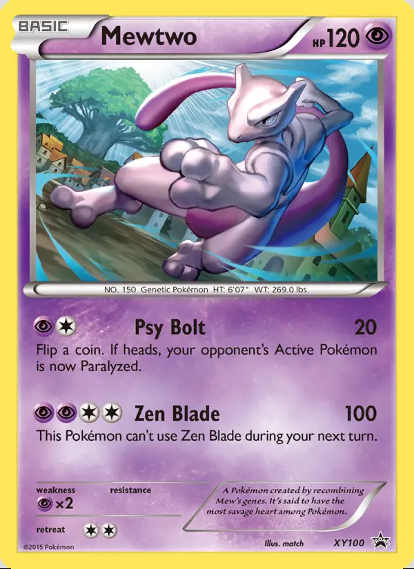 Image of the card Mewtwo