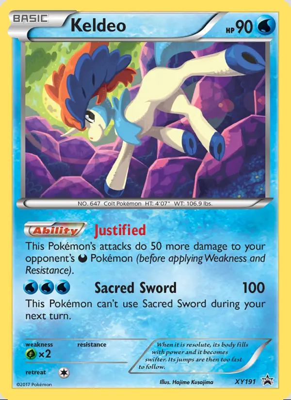 Image of the card Keldeo